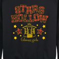 thumbnail image 3 of Gilmore Girls - Stars Hollow Plaid Lightweight French Terry Wide Neck Long Sleeve Graphic Shirt, 3 of 5