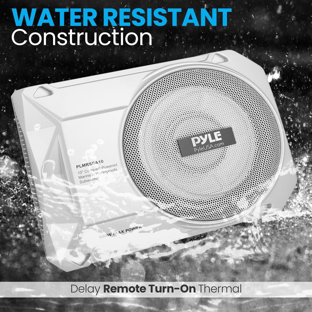 Subwoofer And Amp Package 10 Inch Marine Subwoofer Pyle 8