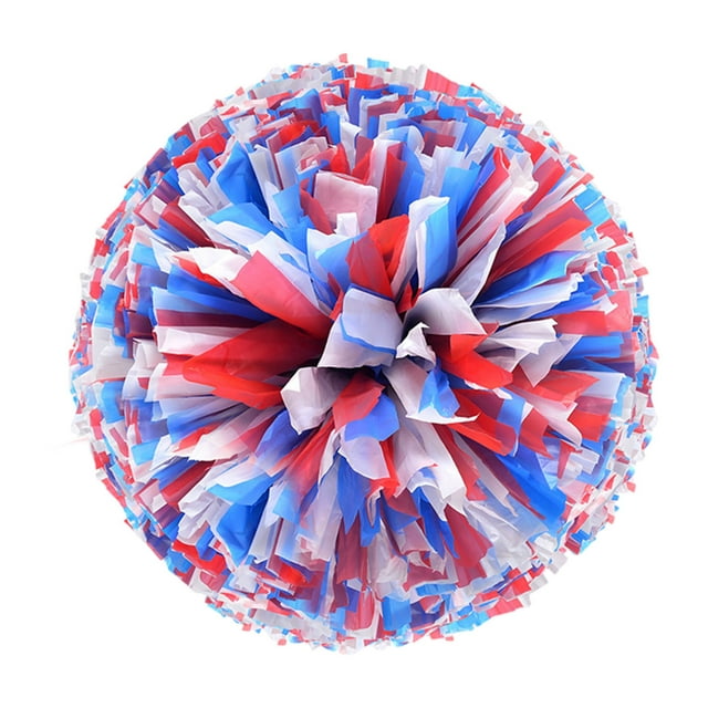 Dsscvnef Cheerleading Handheld Colorful Flowers Sports Activities Performance Cheering Supplies Round Colorful Lightweight Four Finger Ring Buckle 90s Party Decorations for Adults Event Wristbands Cus
