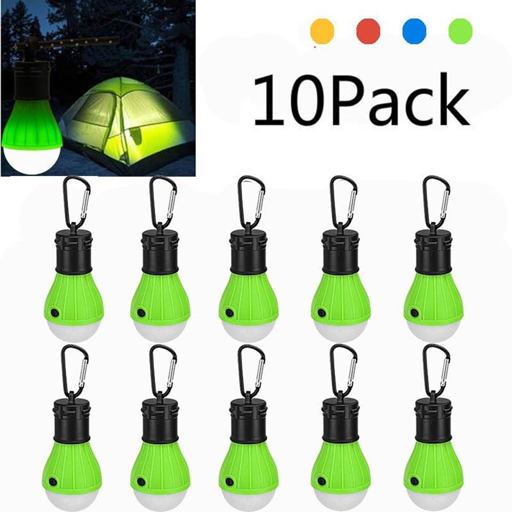 LED Camping Light 1/4/10 Pack Portable LED Tent Lantern 3 Modes for