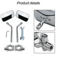 thumbnail image 4 of MYG Vintage Bike Mirror Metal bicycle mirror for handlebars Rearview Mirror Cruiser, 4 of 9