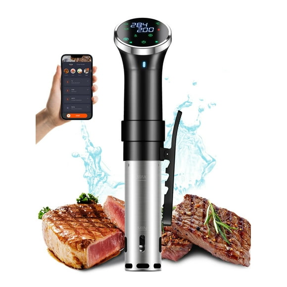 Mistaha Sous Vide Machines,Joule Sous Vide Cooker 1100W, Wifi Connect App Control with Recipe Ultra-quiet