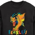 thumbnail image 3 of The Lion King - Scar - Fearless - Toddler & Youth Crewneck Fleece Sweatshirt, 3 of 5