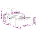 thumbnail image 4 of vidaXL 2 Piece Adirondack Garden Lounge Set Solid Wood Acacia, 4 of 5
