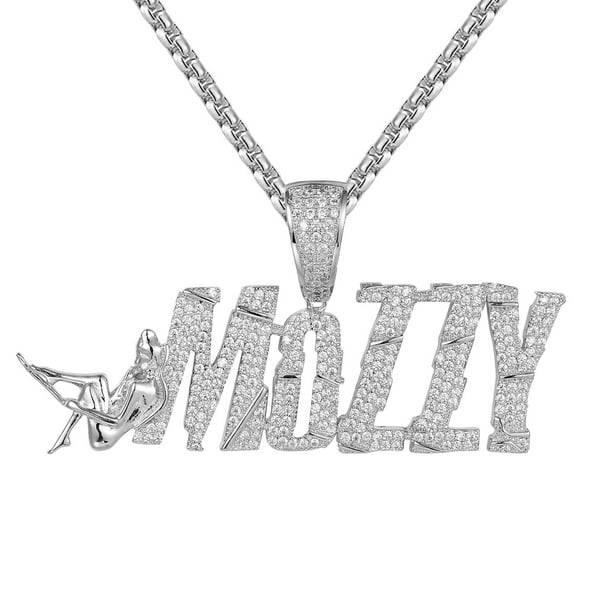 Master Of Bling Mens Mozzy Micro Pave Hip Hop Designer Pendant Necklace Com - Mens Designer Pendant Necklaces Master Of Bling Mens Mozzy Micro Pave Hip Hop Designer Pendant Necklace Com - Mens Designer Pendant Necklaces