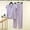 Purple, variant on uublik Comfy Pajamas for Women Set 2 Piece Lounge Set Casual Short Sleeve Tops and Wide Leg Pants Loungewear Matching Sleepwear White