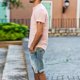 thumbnail image 5 of Camisa Hombre Hombres de la moda Camisa de verano Lino de algodón Sólido Manga corta Cuello en v Tops retro Streetwear Blusa informal 1 1, 5 of 5