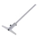 thumbnail image 3 of Calibrador de Calibre de Profundidad Vernier de material acero Inoxidable Sólido, Precisión, Precisión de 0.05 Mm, 5 Tamaños Disponibles 0-200 0.05 DYNWAVEMX Regla de medidor de profundidad, 3 of 6