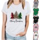 thumbnail image 1 of Fiudx Camisetas para Mujer Camiseta Informal de Manga Corta con Cuello Redondo y Estampado Informal a La Moda para Mujer, 1 of 3