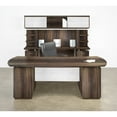 thumbnail image 2 of Mayline STED72BTBS 72 in. Sterling Desk, 2 Box-Box-File Pedestals - Textured Brown Sugar - 29.5 x 72 x 39 in., 2 of 2