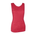 thumbnail image 5 of GEWSEY Yoga Tank Tops for Women Loose Fit Workout Shirts Sexy Open Back Activewear Athletic Clothes Soft Sports Tank Top (Red, M), 5 of 6