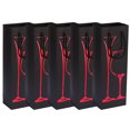 thumbnail image 3 of Coofit 5 Pcs Sac-Cadeau pour Vin Réutilisable Simple Sac-Cadeau des Fêtes Sac à Vin pour Bouteille de Vin, 3 of 4