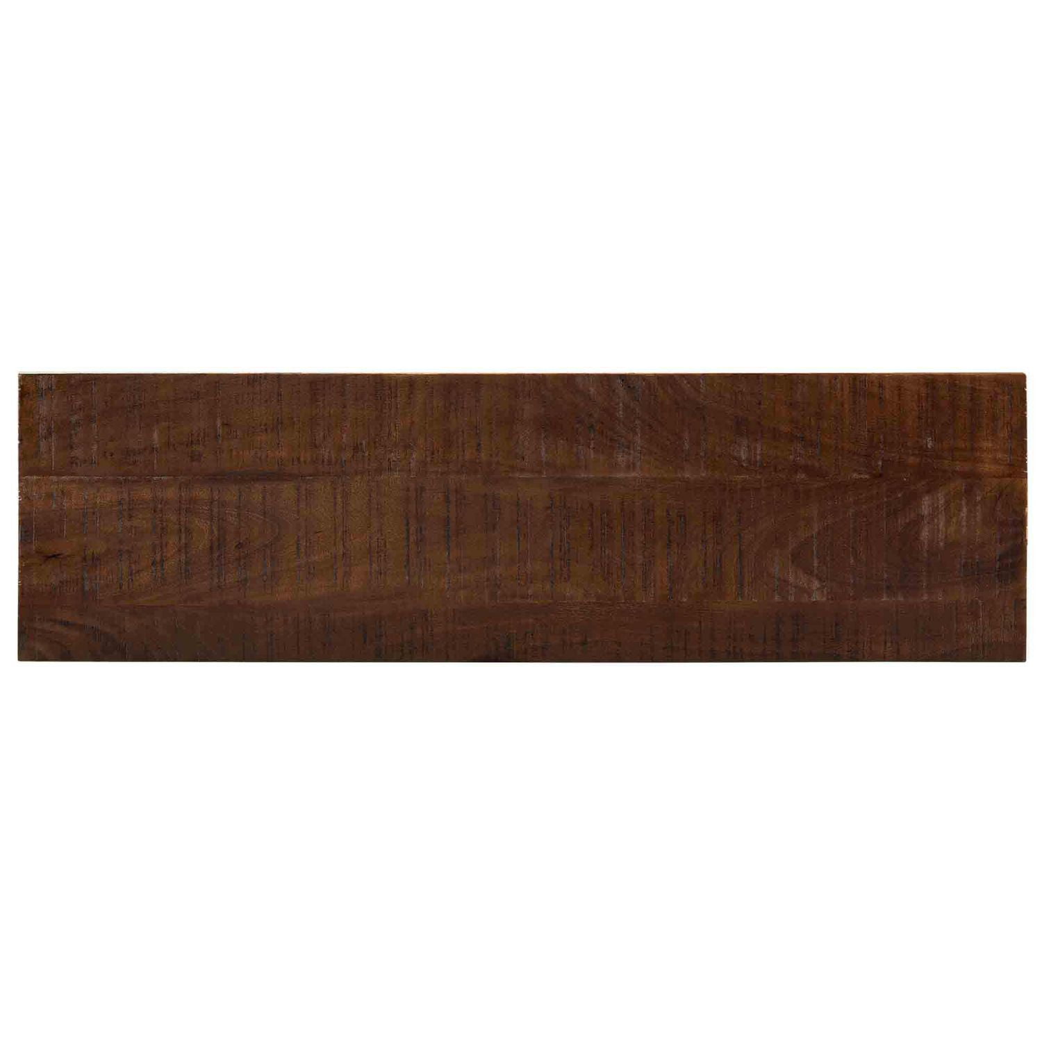 Rustic Modern Solid Wood Console Table in Walnut
