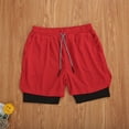 thumbnail image 4 of Shorts de Course Fonctionnels pour Hommes, Rangement Intérieur pour Téléphone, Entraînement, Sport, 4 of 6