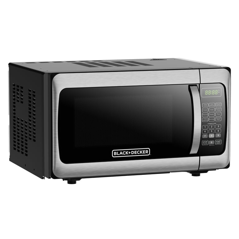 Black+Decker EM031MFOP1 1.1-Cu. Ft. Microwave, Black 