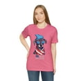 thumbnail image 5 of Happy July 4th Patriotic Dog USA Unisex Jersey Short Sleeve Tee, 5 of 12
