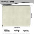 thumbnail image 7 of Bulopur Solid White Car Trunk Mat 29" x 39", Soft Solid Color Cargo Liner, Waterproof Non-Slip Rear Cargo Mat for SUV Sedan Truck, 7 of 7