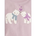 thumbnail image 4 of The Children's Place Toddler Girls Long Sleeve Assorted Prints Top, 3-Pack, Sizes 12M-5T, 4 of 4