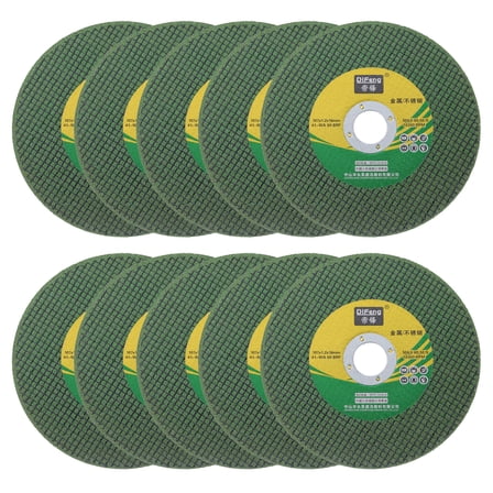 Uxcell 10Pcs Cut Off Wheels 4-1/5" x 1/20" x 5/8" Cut-Off Discs, Green