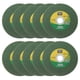 thumbnail image 1 of Uxcell 10Pcs Ruedas de Corte 4-1/5" x 1/20" x 5/8" Discos de Corte, Verde, 1 of 7