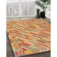 thumbnail image 3 of Ahgly Company Machine Washable Indoor Rectangle Contemporary Metallic Gold Area Rugs, 5' x 7', 3 of 7