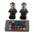 thumbnail image 2 of Almencla 2pcs 9006 Car RGB Fog Daytime Driving LED Light Bulb Remote Control, 2 of 8