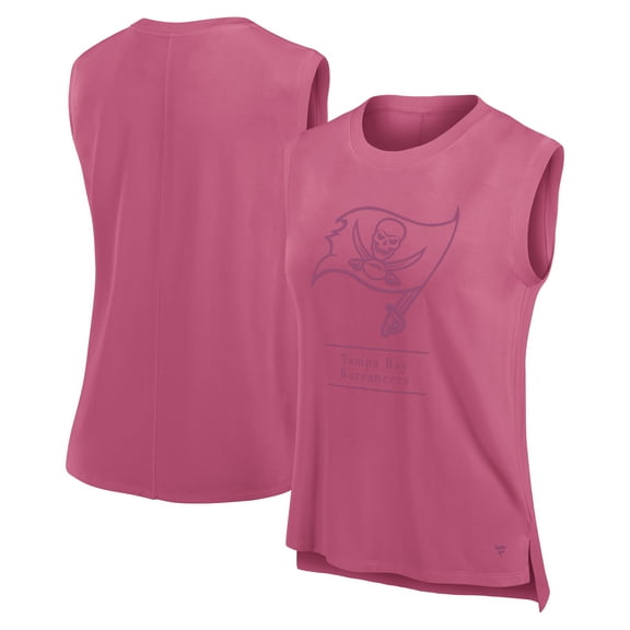 Women's Fanatics Pink Tampa Bay Buccaneers Studio Embrace Tank Top