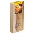 thumbnail image 3 of Cedar Grilling Planks 7.25 x 16” (10-Pack) with Stainless Steel Serving Tray - Extra Large Canadian Western Red Cedar Planks, 3 of 5