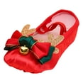 thumbnail image 1 of PMVFHDE Espadrilles pour Enfants Chaussures de Danse Chaussures de Ballet Performance de Noël Yoga Rouge, 8-9 Ans, 1 of 7
