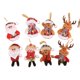 thumbnail image 2 of 2022 nuevos suministros de decoración navideña creativos nuevos adornos para árboles de Navidad colgante mini muñeca figura de acción tridimensional, 2 of 4