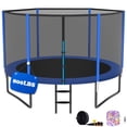 thumbnail image 3 of Cochan 8FT Trampoline with Net for 2-3 Kids, Heavy Duty Outdoor Trampoline with Sprinkler and Lights, Enclosure, Ladder, 800LBS Weight Capacity, Birthday Gift, Easy Assembly, 3 of 9
