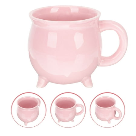 

Mobestech 1Pcs Pink Ceramic Cup for Friends and Families at Party