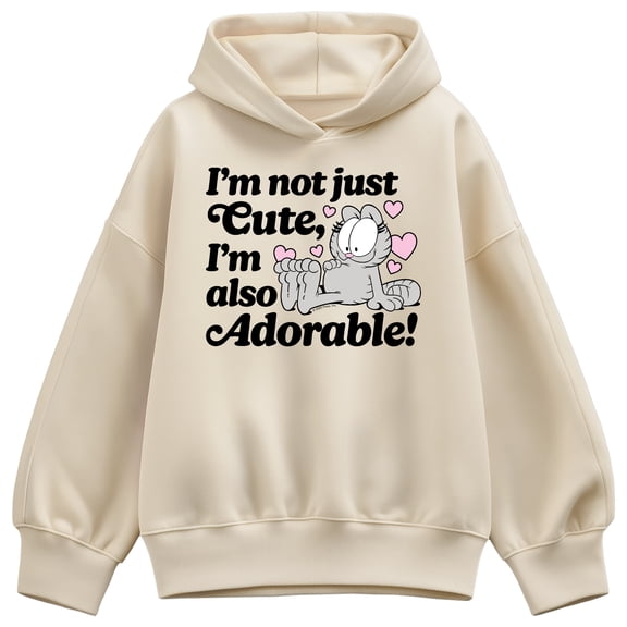 Garfield - Adorable Nermal - Women's Oversized Fleece Hoodie Sweatshirt