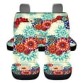 thumbnail image 2 of KUIFORTI Hippie Flowers Auto Seat Cover Pack of 4, Automotive Interior Decor Trendy Accessories, Car Front Seats and Rear Bench Cove Fashion Auto Interior for Car Sedan Auto Truck SUV, 2 of 7