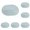 Light Blue, variant on 2-6PC Placemats Woven Braided Placemats Washable Non Heat Resistant Table Mats for Dining Table Durable Easy to Clean Place Mats for Kitchen Dining Room Home Decor