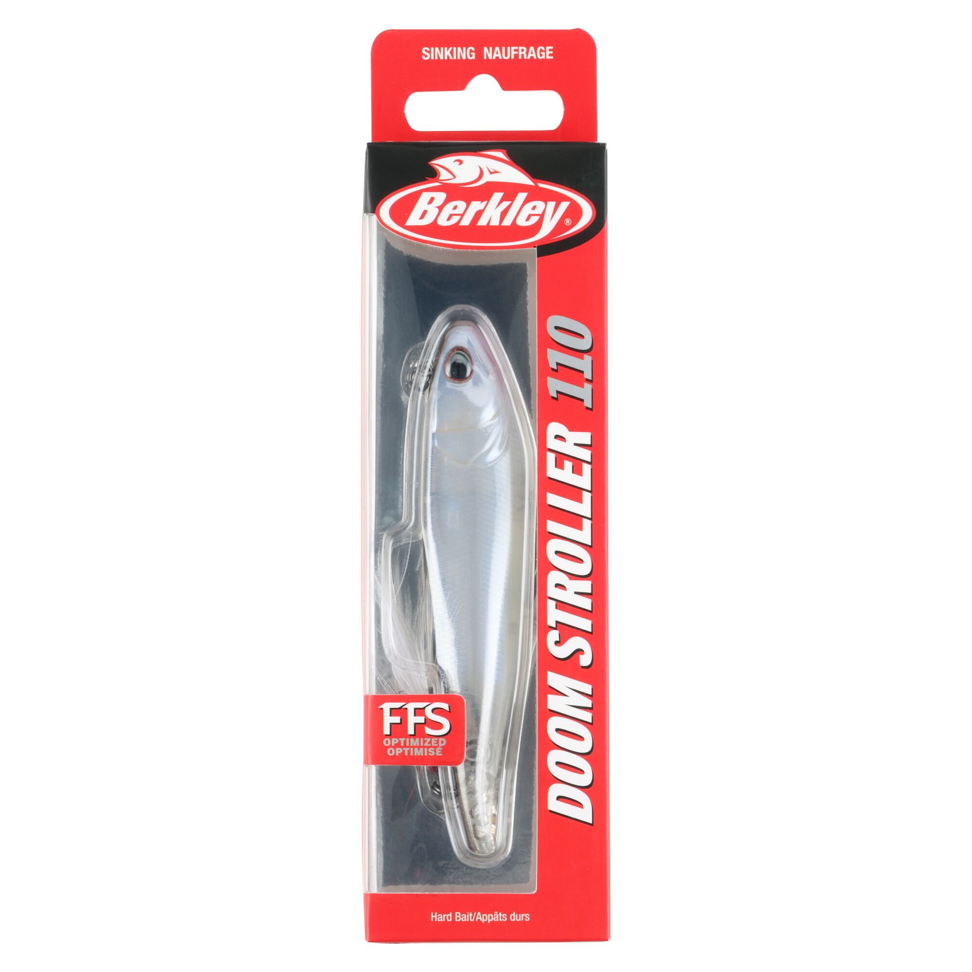Berkley Doom Stroller Fishing Lure, 4.3 in, Vapor Herring (1-count)