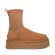 thumbnail image 5 of Botas de nieve de cuero Maillard, zapatos acolchados de algodón para mujer, botas de tubo elásticas térmicas con aumento de altura para invierno, 5 of 6