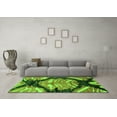 thumbnail image 3 of Ahgly Company Indoor Round Abstract Green Modern Area Rugs, 6' Round, 3 of 4
