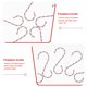 thumbnail image 3 of unbranded 10Ud De Metal Para Colgar Calcetines De Decorativos Multicolor Para Chimenea, 3 of 6