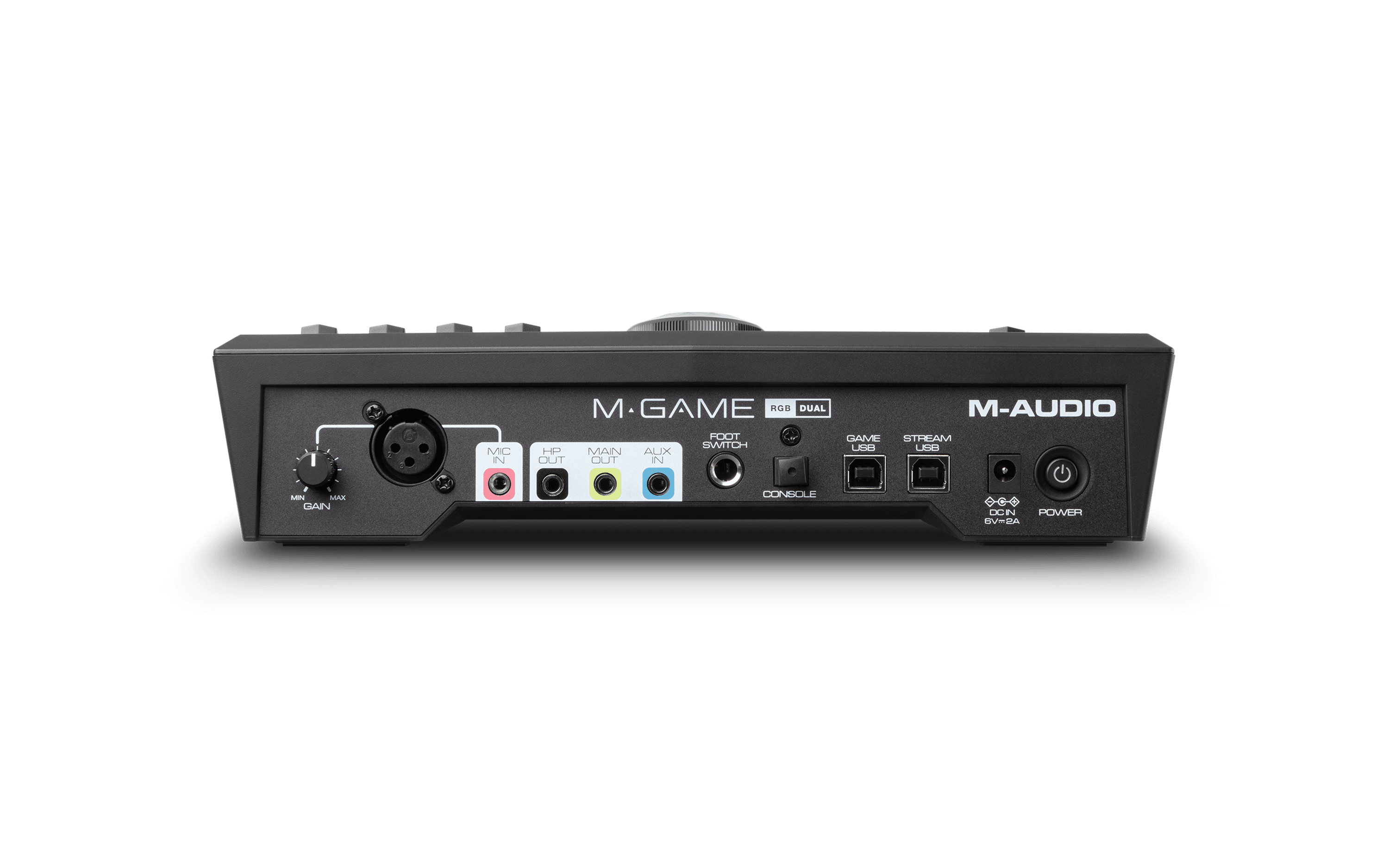 M-Game RGB Dual - Dual-USB Streaming Mixer/Interface with RGB LED Lighting, Voice Effects and Sampler