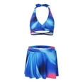 thumbnail image 4 of EGNMCR Tankini Bathing Suits for Women Plus Size Fashion Summer Strappy Casual Printed Swimsuit Swimwear Beachwear Two Piece Set Summer Sale, 4 of 5