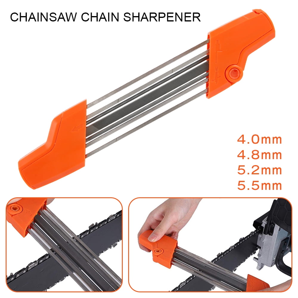 Gold, 4.8mm Chainsaw Sharpening Stones Easy Change Chainsaw Grinding Stone File for Hand Operated Tools for Furniture Repair Tools for Hardware Parts