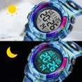 thumbnail image 3 of Kids Sport Digital Watch with Shockproof Silicone Strap,50M Waterproof ,Alarm, Stopwatch ,Outdoor Wristwatch for Boys Girls Gift for Kids, 3 of 7