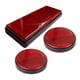 thumbnail image 5 of Pegatinas reflectantes de 3 piezas para coches, camiones y motocicletas - Tiras reflectantes rojo, 5 of 9
