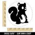 thumbnail image 2 of Sitting Squirrel Cartoon Critter Self-Inking Rubber Stamp Ink Stamper - Red Ink - Large 1-1/2 Inch, 2 of 7