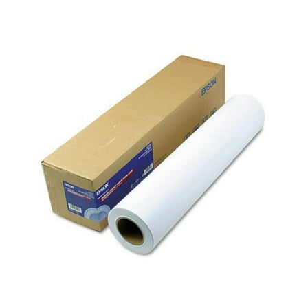 Premium Glossy Photo Paper Roll 3" Core, 10 mil, 24" x 100 ft, Glossy White