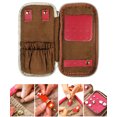 thumbnail image 5 of Double-Sided Cosmetic Fabric Toiletry and Jewelry Bag Travel Organizer (8" L x 4.5" H x 3.5" W) with Bonus Reusable Bag, 5 of 7
