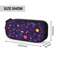 thumbnail image 4 of TEQUAN Large Capacity Pencil Case, Galaxy Outer Space Night Sky Pattern Pencil Pouch 2 Compartments Pencil Bag (Black), 4 of 7