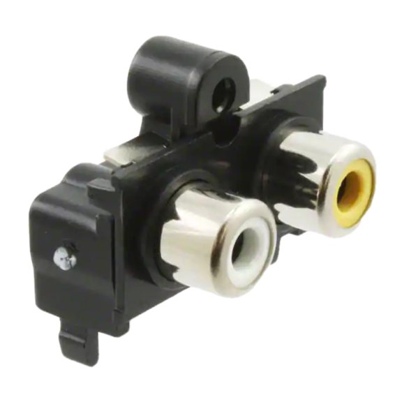 RCJ-2134 Connector Jack RCA Mono 3.2MM R/A :RoHS