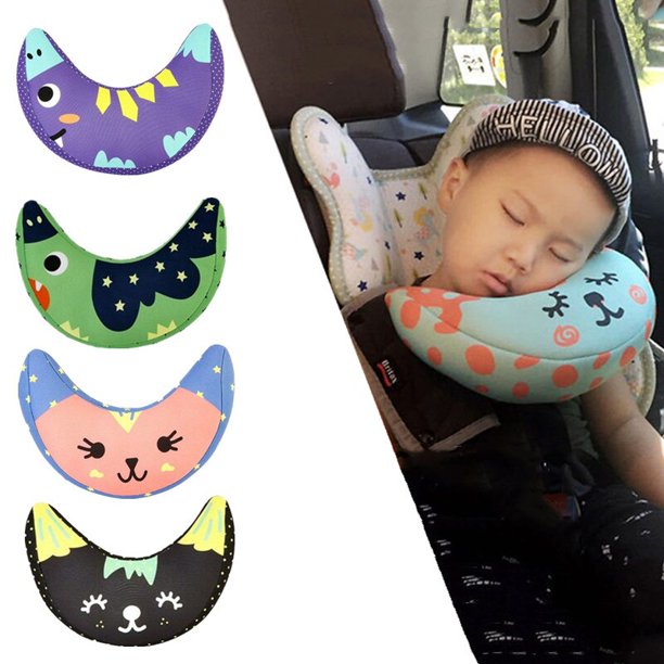 Children Auto Car Seat Headrest Pad Shoulder Support Cushion Cotton Soft Sleep Pillow High Quality Car Neck Pillow 1 PcPurpleChina He Qiyong unisex